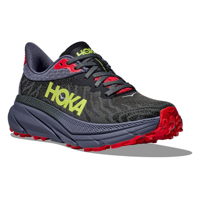 Hoka Challenger 7 Mens Obsidian front 2