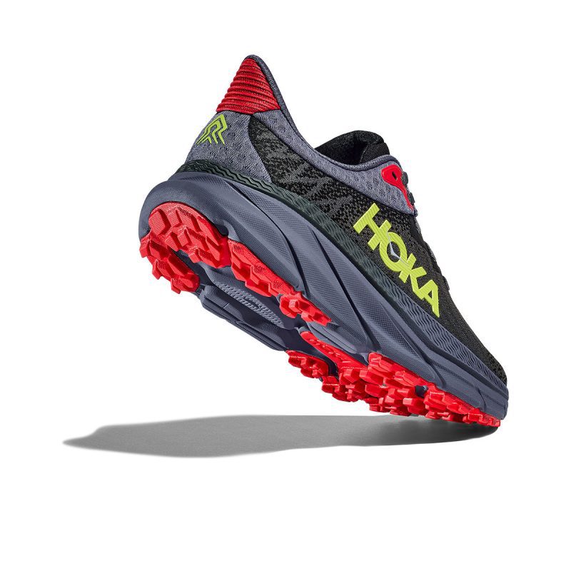 Hoka Challenger 7 Mens Obsidian underside