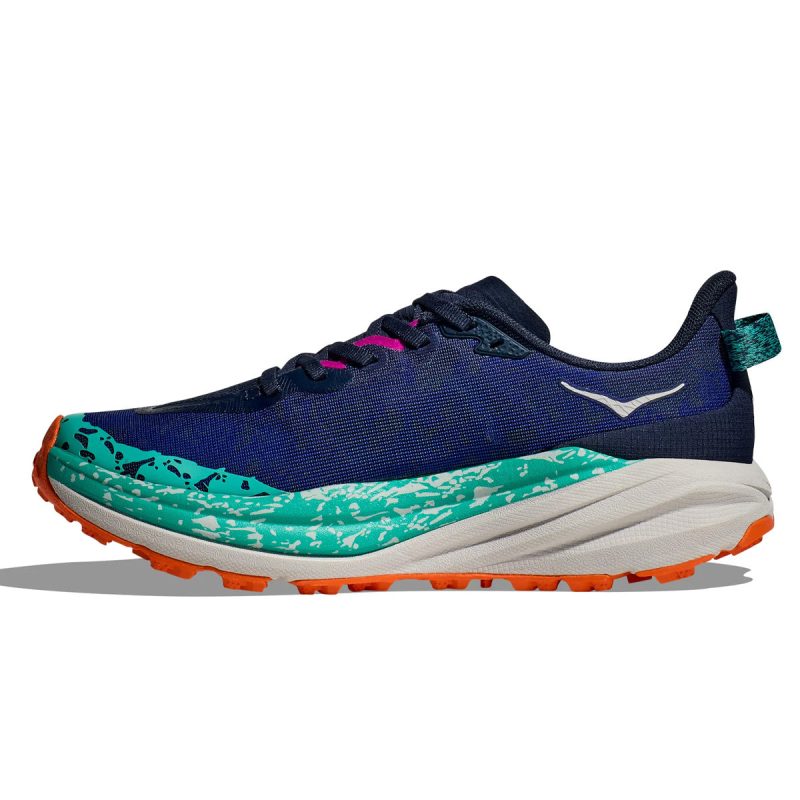 Hoka Speedgoat 6 Womens Wide Varsity Navy meteor inside