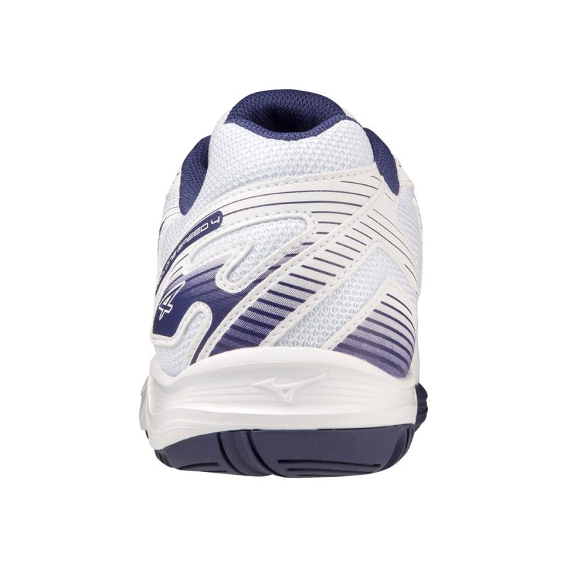 Mizuno Cyclone Speed 4 Unisex White blue Ribbon back