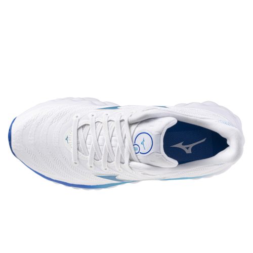 Mizuno Wave Sky 8 Womens White laser Blue top