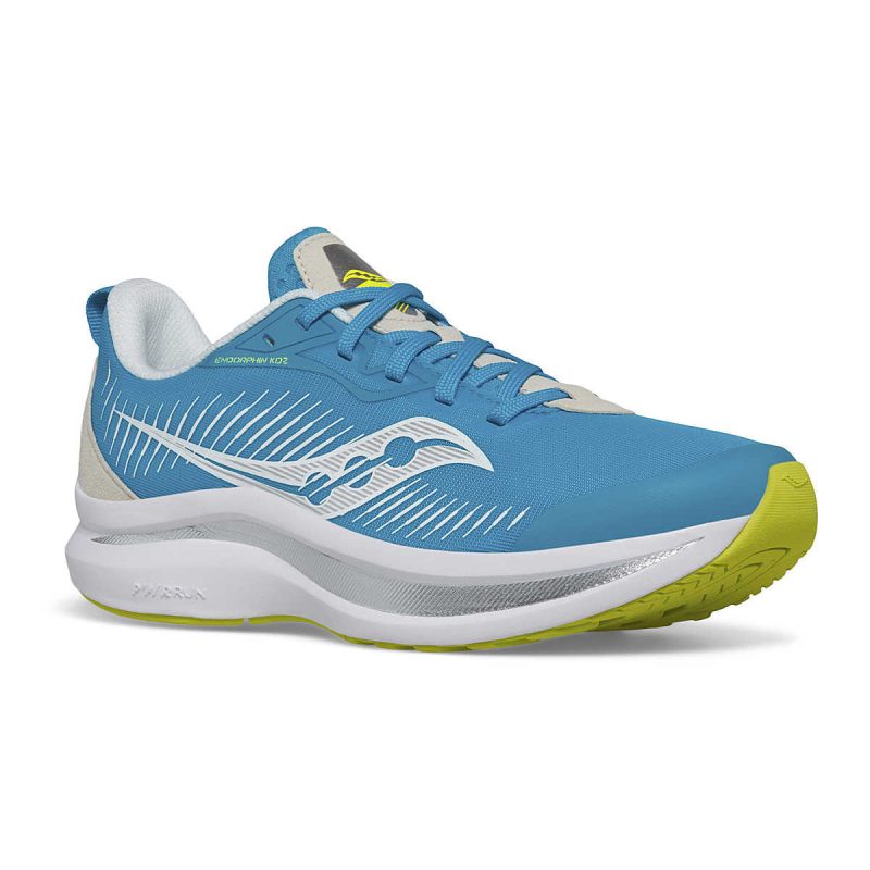 Saucony Endorphin Kdz Blue front angle