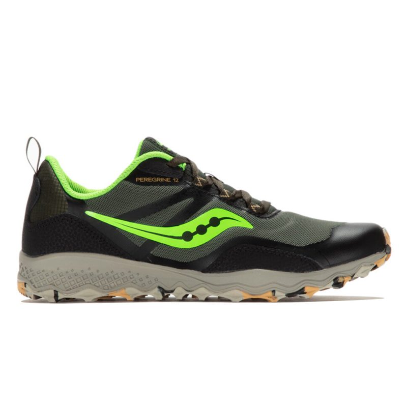 Saucony Peregrine 12 Shield Junior Black slime