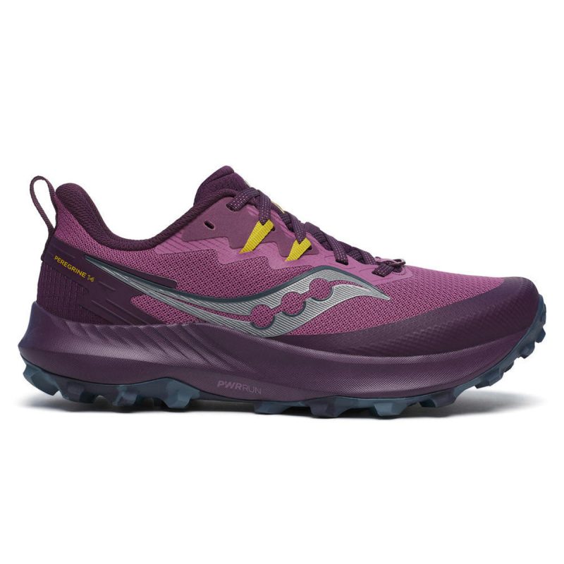 Saucony Peregrine 14 Womens Plum eggplant