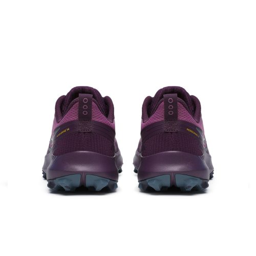 Saucony Peregrine 14 Womens Plum eggplant back